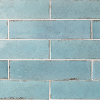 Tribeca Watercolour Porcelain Tile 6 x 24.6cm-Delforno