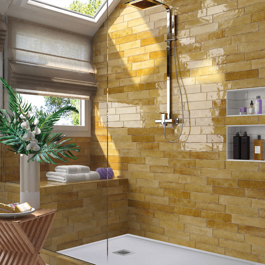 Tribeca Pollen Porcelain Tile 6 x 24.6cm