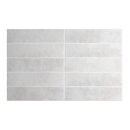 Argile Ice Porcelain Tile 6 x 24.6cm