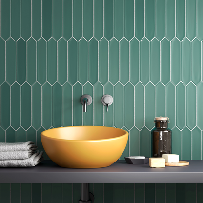 Lanse Viridian Ceramic Tile 5 x 25cm