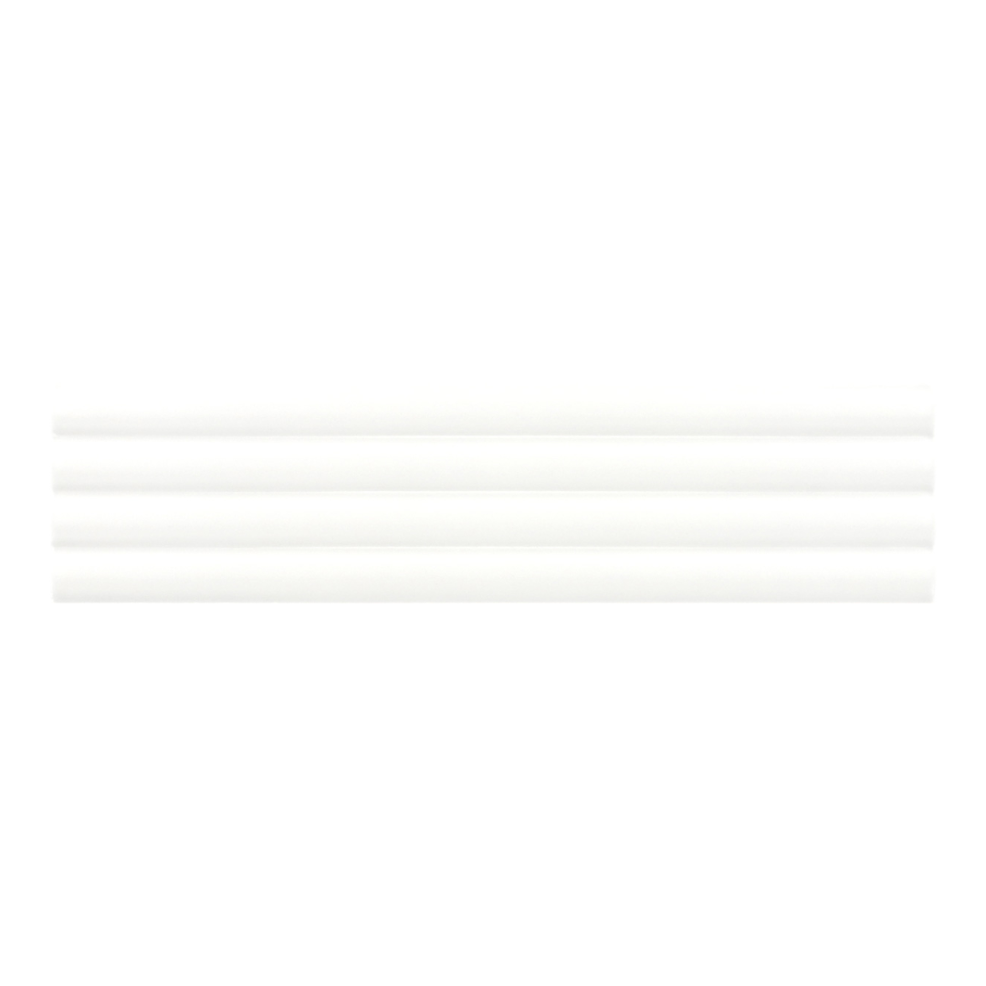Small Format Costasera Onda White Matt Ceramic Tile 5 x 20cm-Delforno