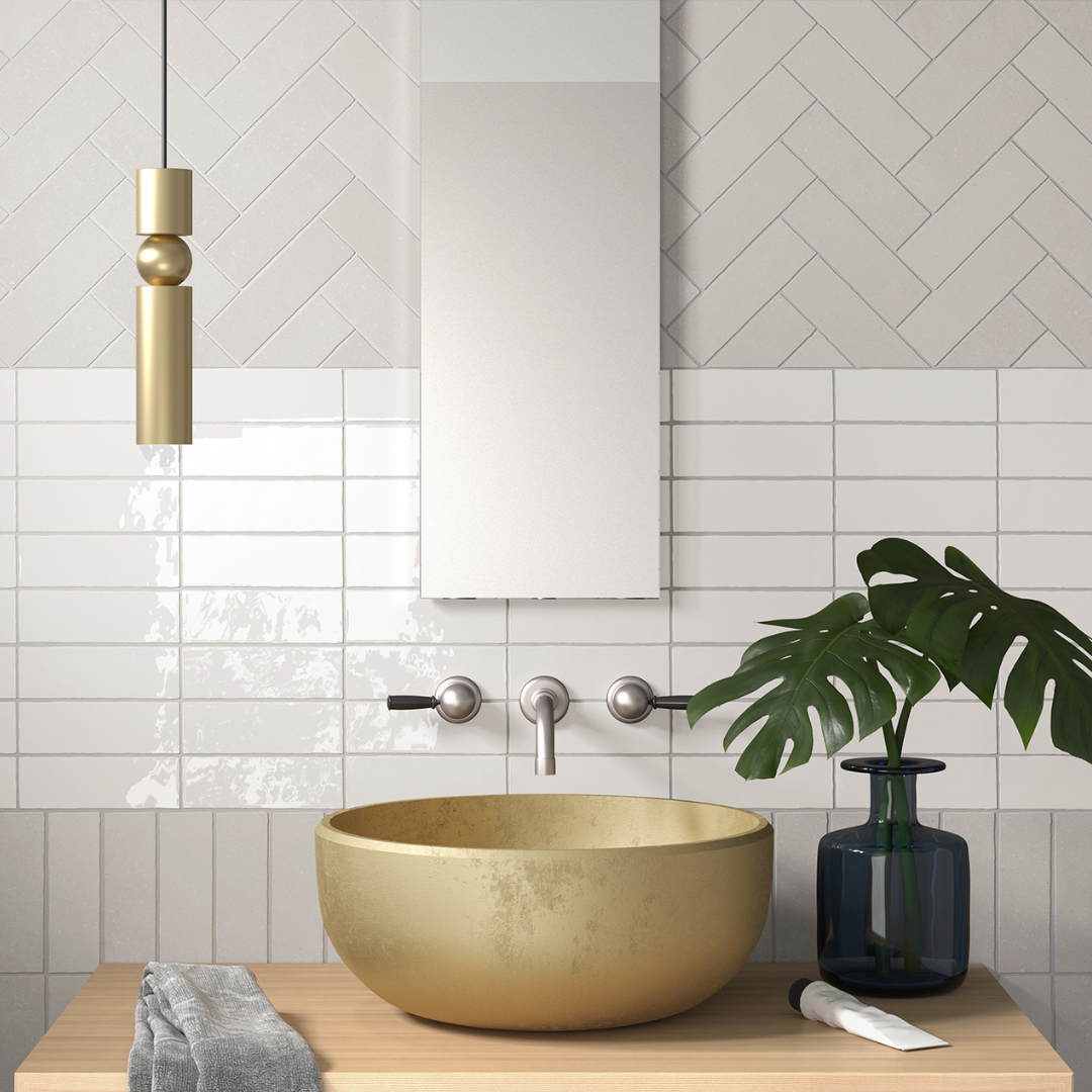 Fango Blanc Porcelain Tile 5 x 15cm-Delforno