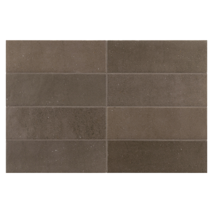 Fango Choco Porcelain Tile 5 x 15cm-Delforno