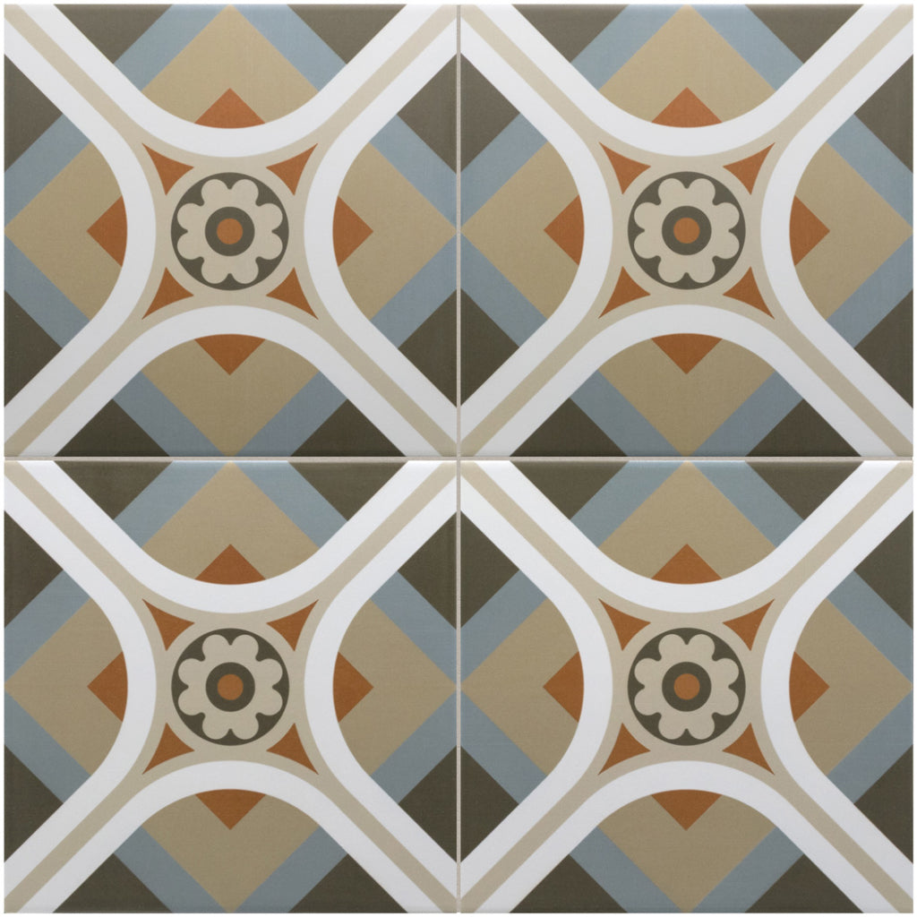 Rivoli Cinque Porcelain Tile 20 x 20cm-Delforno