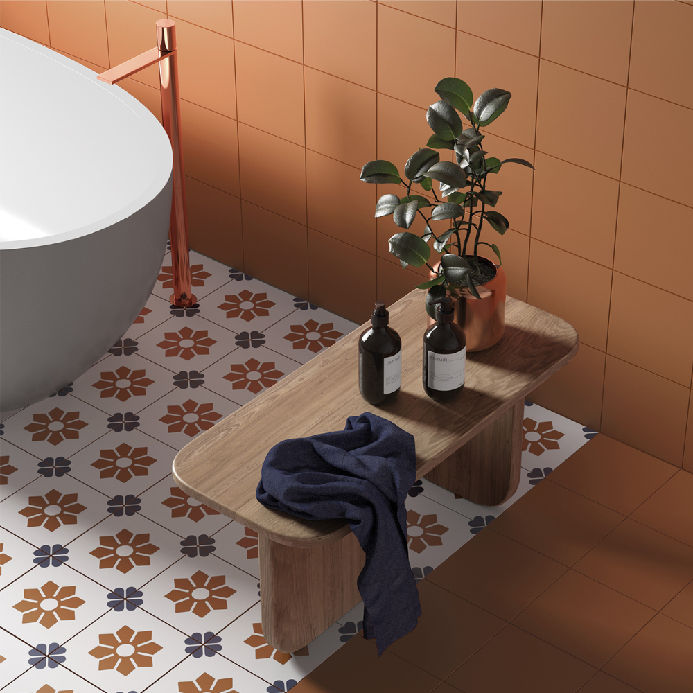 Rivoli Terre Porcelain Tile 20 x 20cm-EQUIPE-Delforno
