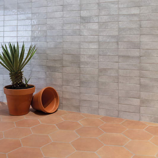 Niza Clay Porcelain Tile 21.5 x 25cm