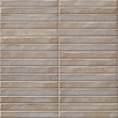 Pencil Raku Grey Ceramic Tile 35 x 35cm