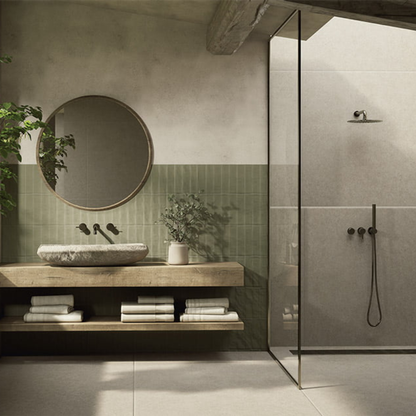 Evoke Kale Ceramic Tile 6.4 x 26cm-Tiles-Delforno