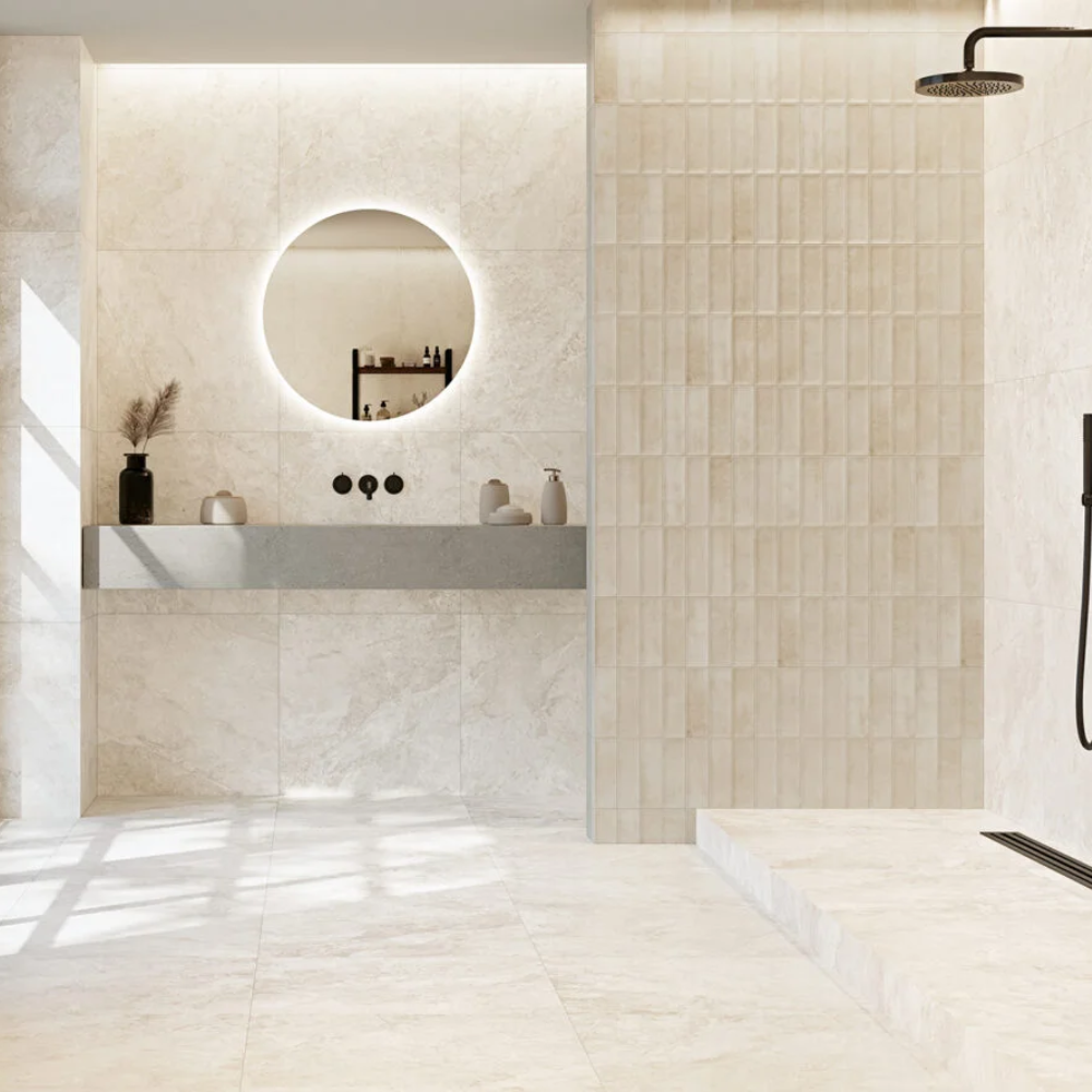 Mylos Bone Porcelain Tile 100 x 100cm-Delforno