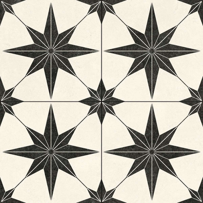 N. Star White Porcelain Tile 45 x 45cm-Delforno