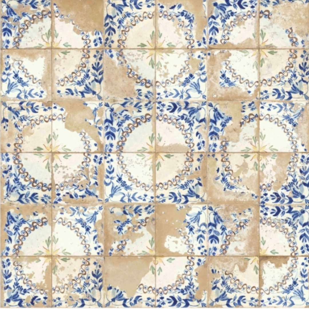 FS Heritage Ornate LT Ceramic Tile 45 x 45cm-Delforno