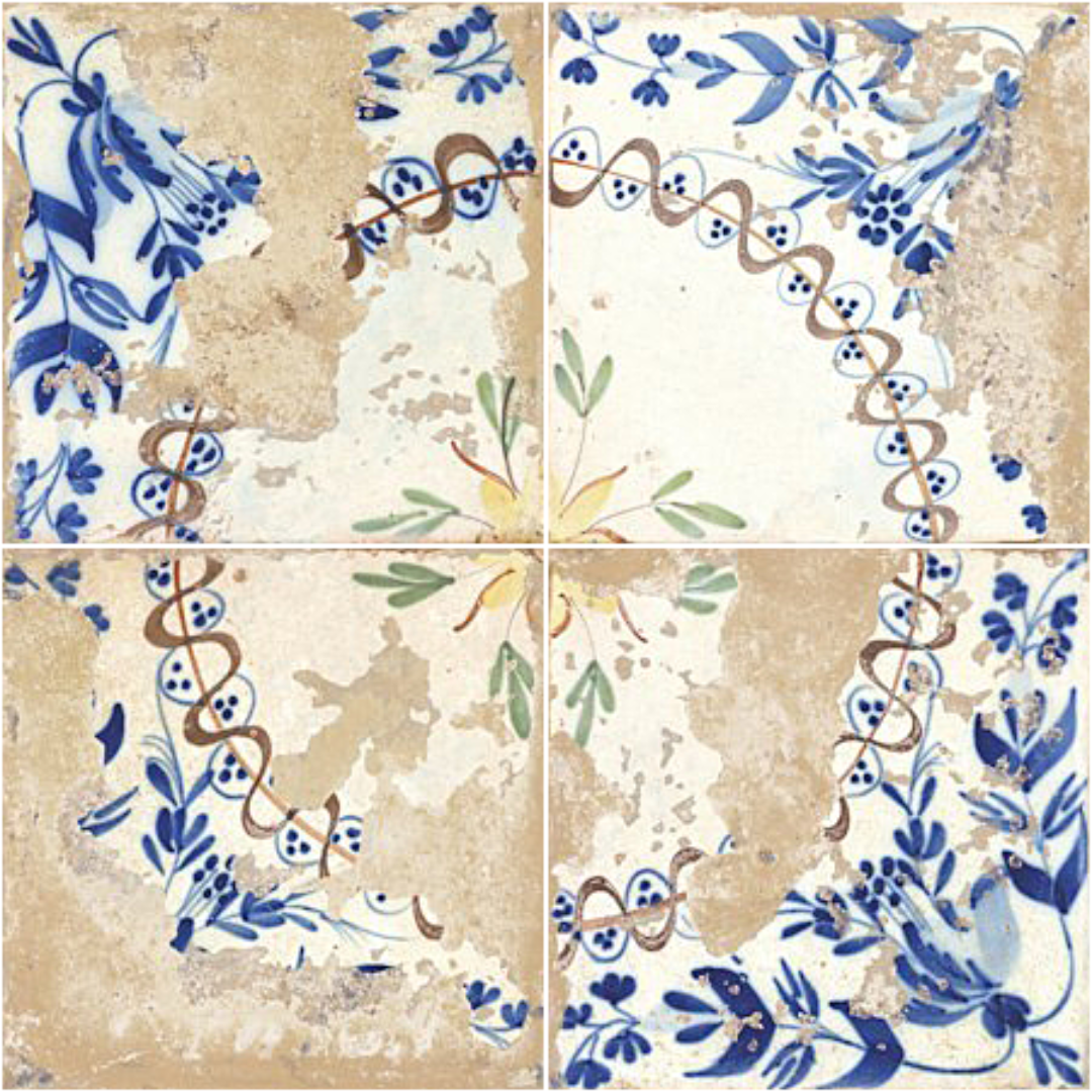 FS Heritage Ornate LT Ceramic Tile 45 x 45cm-Delforno