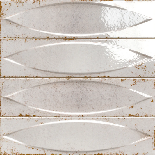 Lens White Porcelain Tile 33x33cm