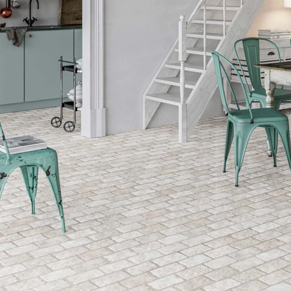 Borgogna White Porcelain Tile 44 x 66cm-Delforno