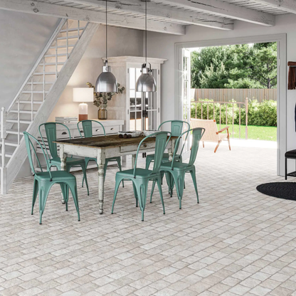 Borgogna White Porcelain Tile 44 x 66cm-Delforno