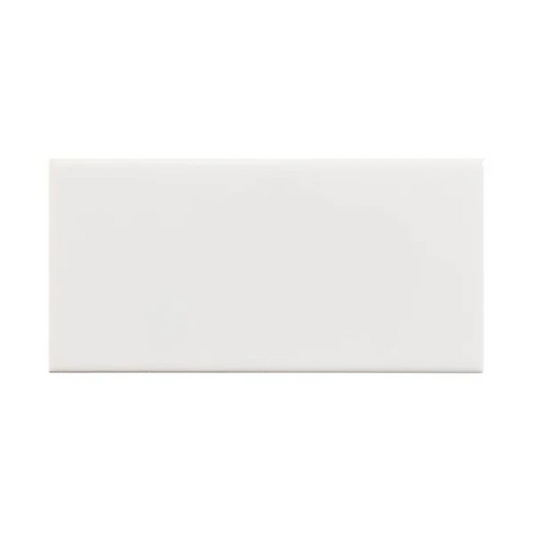 Blanco Matt Flat Ceramic Tile 7.5 x 15cm-RIBESALBES-Delforno