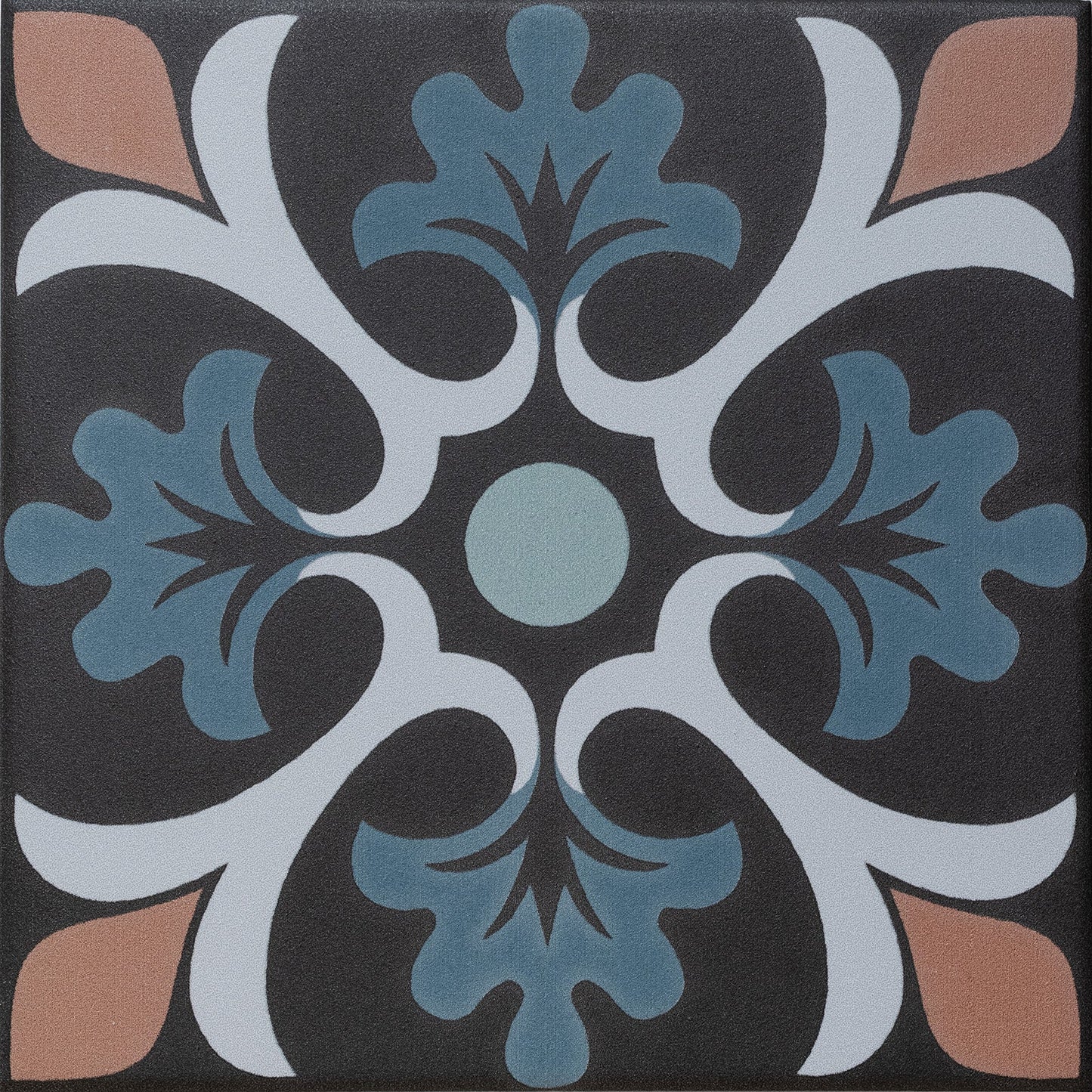 Sync Clover Blue Porcelain Tile 15 x 15cm