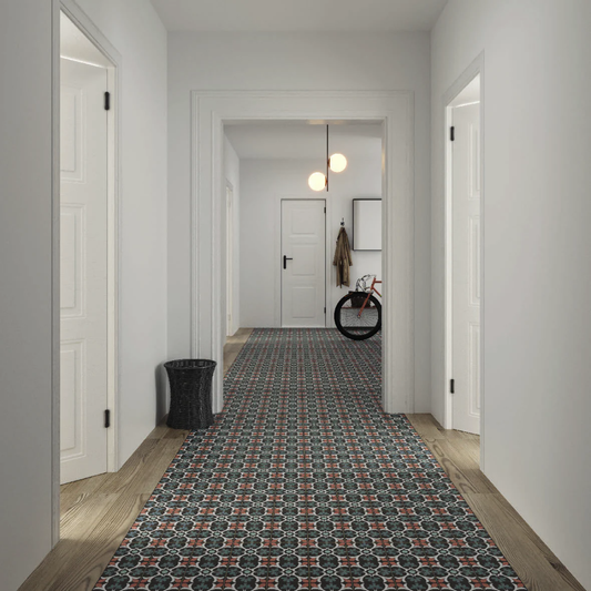 Sync Clover Blue Porcelain Tile 15 x 15cm-Delforno