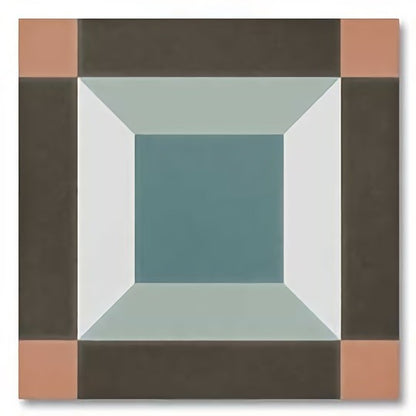 Sync Cube Blue Porcelain Tile 15 x 15cm-Delforno