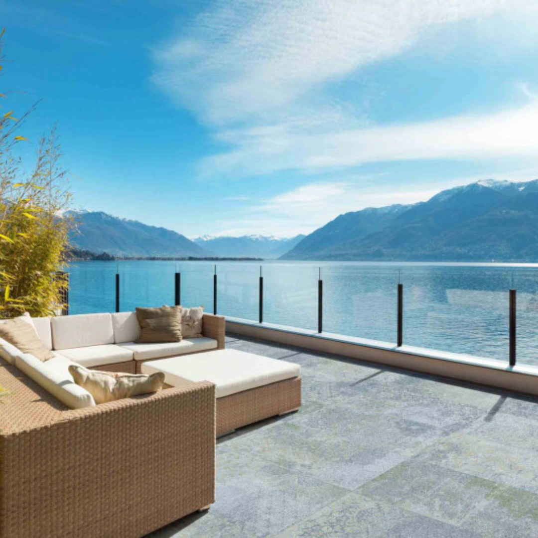 Bohemian Blue Porcelain Tile 50x100x2cm-APARICI-Delforno