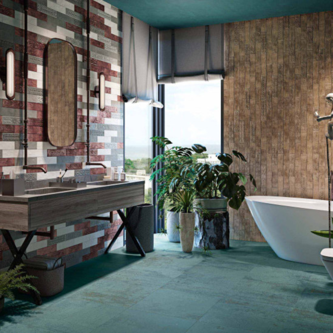 Metallic Green Porcelain Tile 60 x 60cm-APARICI-Delforno